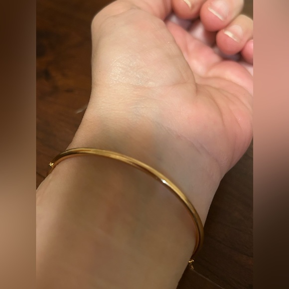 ❌❌❌❌Vintage antique 12kt rose gold pearl ruby bangle - Picture 6 of 8